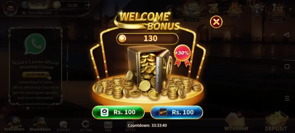 royal x casino game download